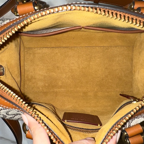 Coach Ruby satchel 25 in signature textile jacquard - Picture 3 of 12